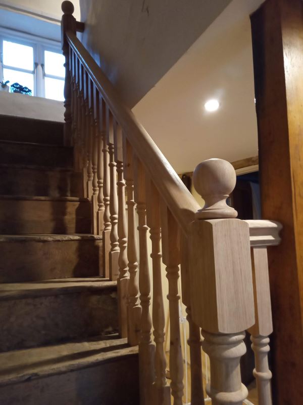 Including Newel Posts, Newel Caps, Bannisters and Replacement Spindles